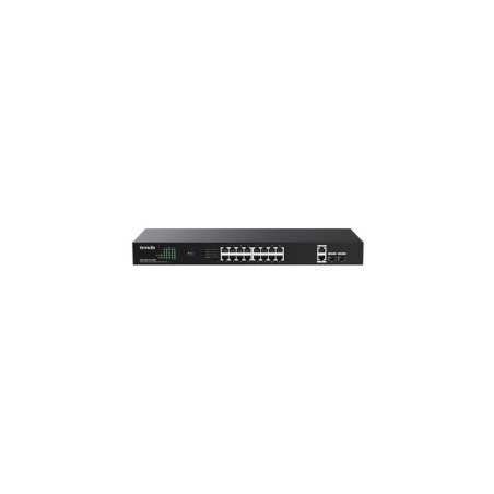 TENDA SWITCH POE UNMANAGED, 20 PORT, 16