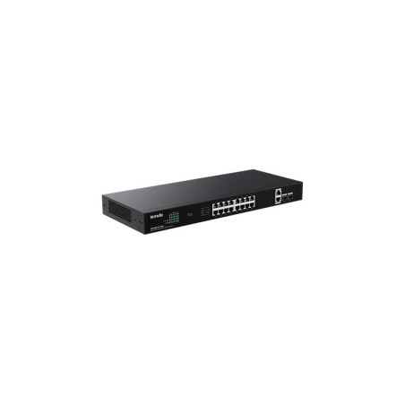 TENDA SWITCH POE UNMANAGED, 20 PORT, 16