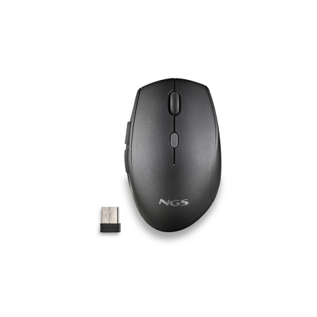 NGS MOUSE NERO ERGONOMICO SENZAFILI E BO