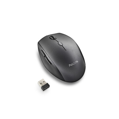 NGS MOUSE NERO ERGONOMICO SENZAFILI E BO