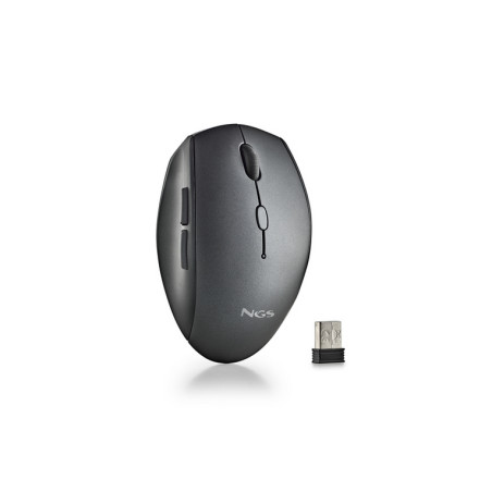 NGS MOUSE NERO ERGONOMICO SENZAFILI E BO