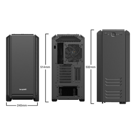 BE QUIET! CASE SILENT BASE 601 BLACK