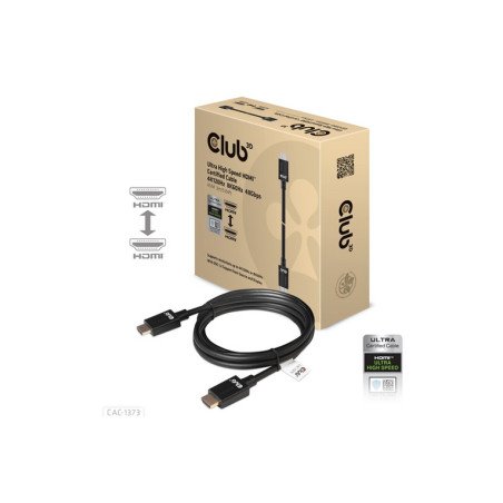 CLUB3D HDMI 2.1 MALE TO HDMI 2.1 MALE UL