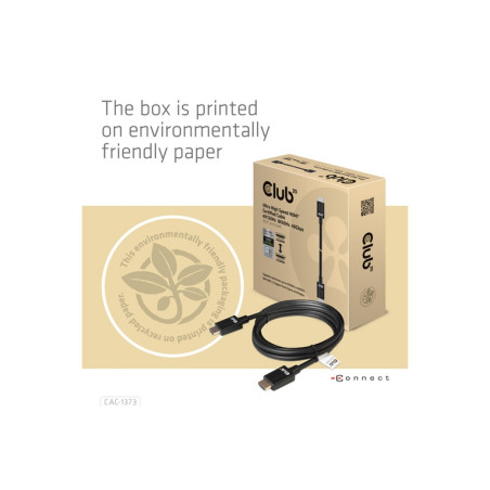 CLUB3D HDMI 2.1 MALE TO HDMI 2.1 MALE UL