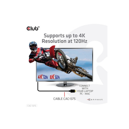 CLUB3D HDMI 2.1 MALE TO HDMI 2.1 MALE UL
