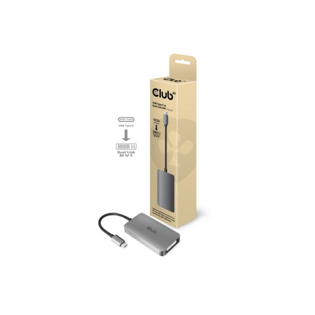 CLUB3D USB TYPE C TO DVI DUAL LINK SUPPO