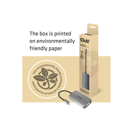 CLUB3D USB TYPE C TO DVI DUAL LINK SUPPO