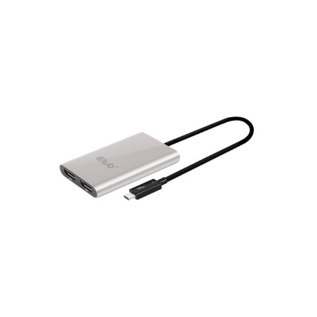 CLUB3D ADATTATORE TYPE C TB3 TO 2X DISPL