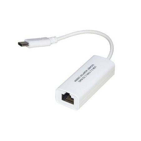 ADATTATORE USB TYPE C - RJ45 M/F PER RET