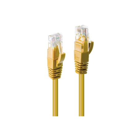 LINDY CAVO CAT.6 U/UTP GIALLO 1M