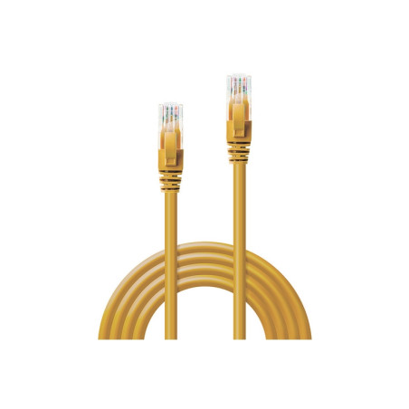 LINDY CAVO CAT.6 U/UTP GIALLO 1M