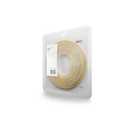 LINDY CAVO CAT.6 U/UTP GIALLO 1M