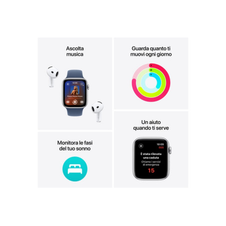 APPLE WATCH SE GPS 44MM STARLIGHT ALUMIN