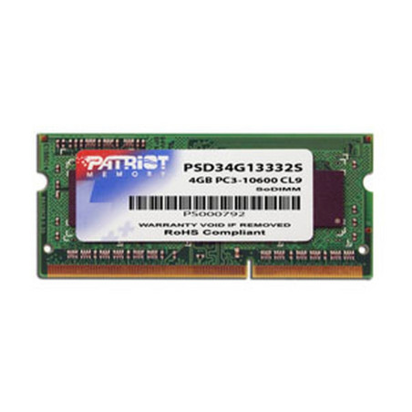 PATRIOT RAM SODIMM 4GB DDR3 1333MHZ