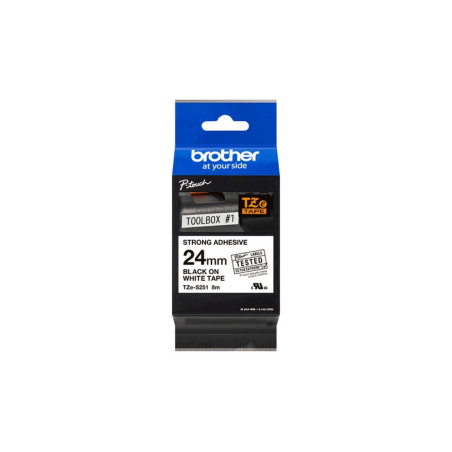 BROTHER NASTRO LAMINATO DA 24MM (8M) NER