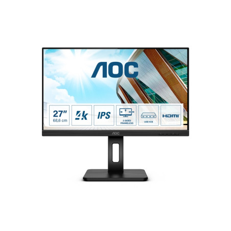 AOC MONITOR 27 LED IPS 4K UHD 16:9 350 C
