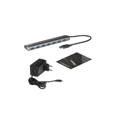 I-TEC HUB USB 3.0 METAL CHARGING 7 PORTE