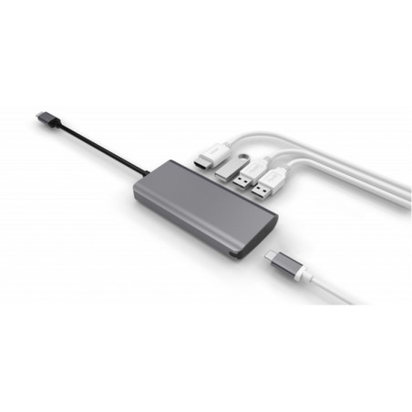 HUB LMP USB-C A HDMI-USB-USB-C SPAC E GR