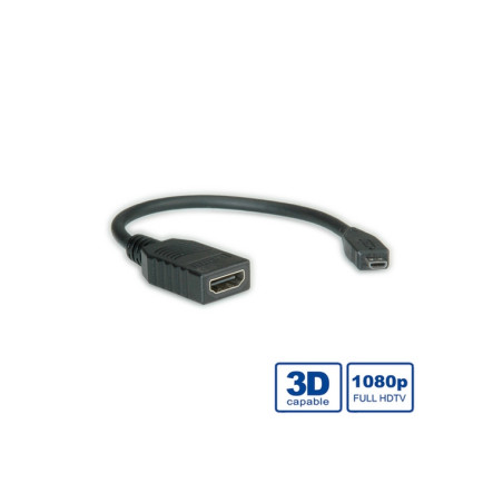 ADATTATORE MICRO HDMI-HDMI 4K M/F 3840x2