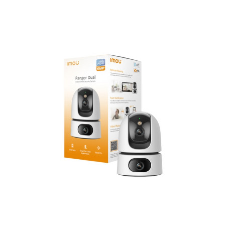 CAMERA DOME 3MP+3MP PTZ SIRENA FARO 3.6M