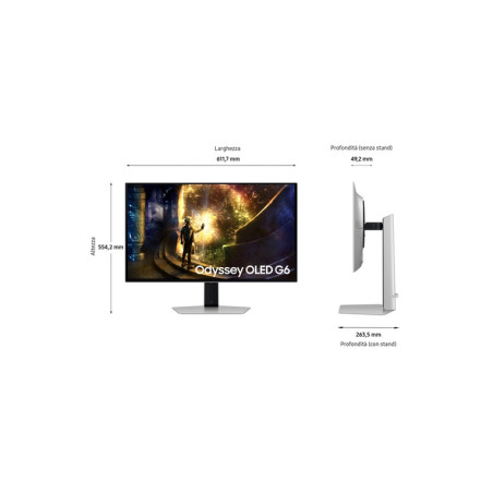 MON 27OLED QHD HDMI DP 240HZ LS27DG610SU
