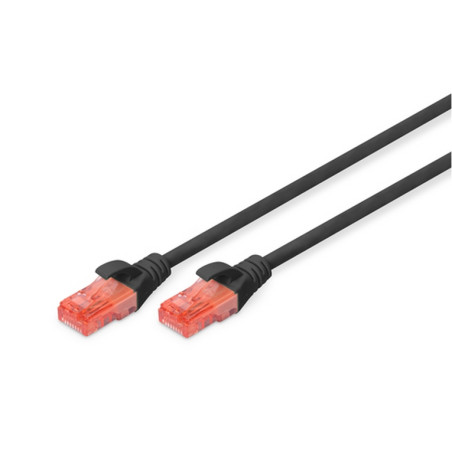 CAVO RETE UTP CAT.6 2MT NERO NON SCHERMA
