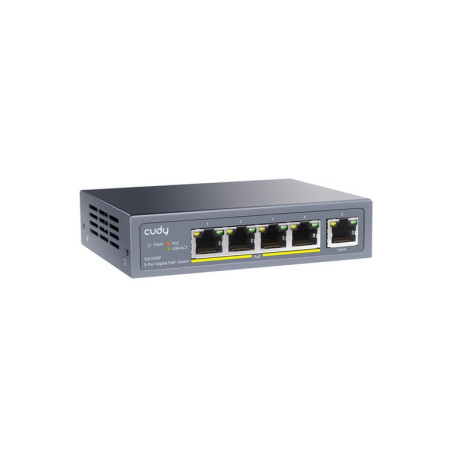 SWITCH 5P GIGABIT DI CUI 4P POE 60W POE