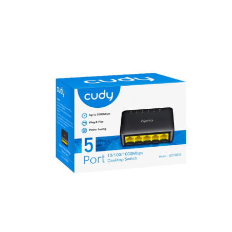 SWITCH 5P GIGABIT DESKTOP PLASTIC