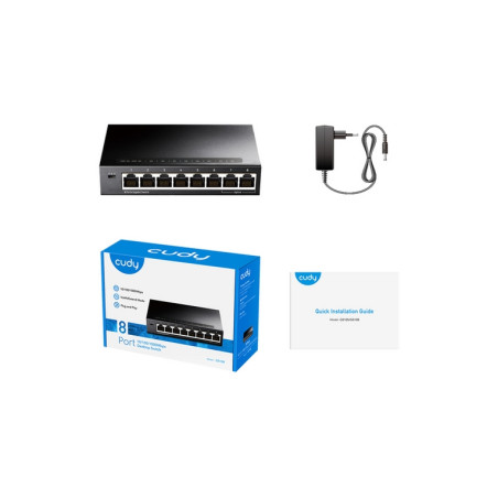 SWITCH 8P GIGABIT METAL DESKTOP