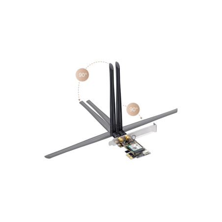 SCHEDA AX3000 WIFI6 PCI EXP BT5.0 2 ANT