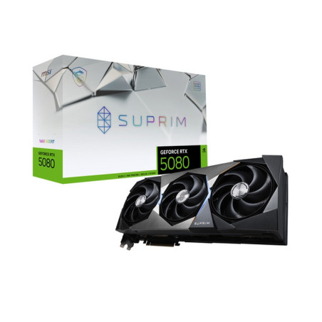 VGA MSI RTX 5080 SUPRIM SOC 16GB GDDR7 2