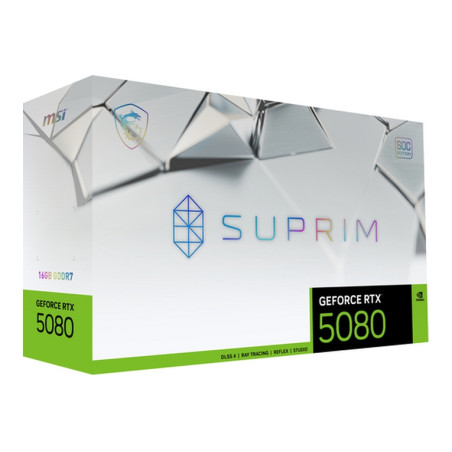 VGA MSI RTX 5080 SUPRIM SOC 16GB GDDR7 2