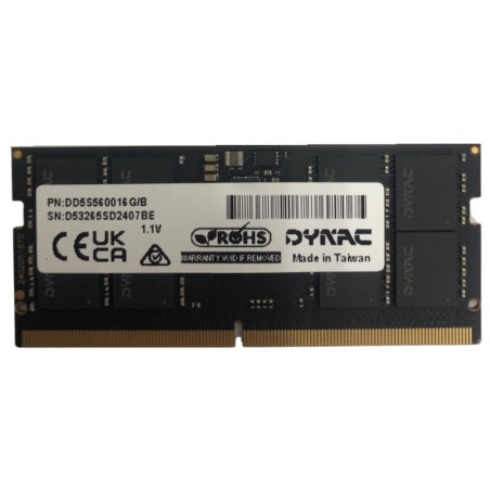 DYNACARD RAM 16GB DDR5 SODIMM 5600MHz
