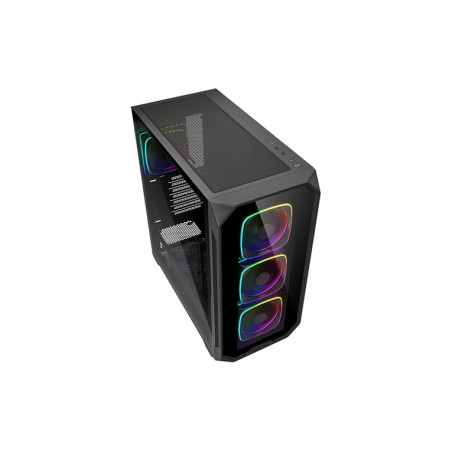 SHARKOON CASE AK5G RGB ATX BLACK