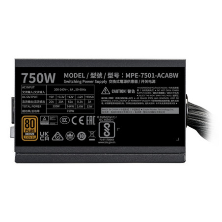 ALIMENTATORE 750W MWE BRONZE V3 80+GOLD