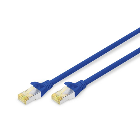 CAVO RETE S/FTP CAT.6A 0,25MT LSOH BLU