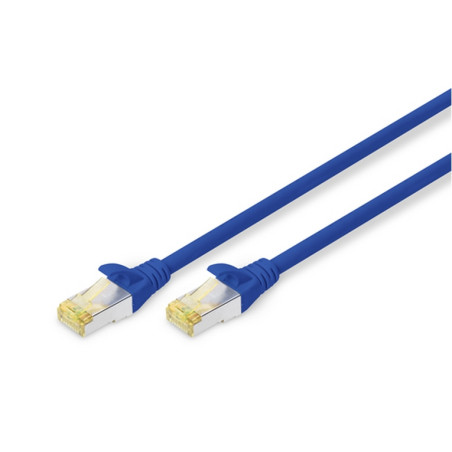 CAVO RETE S/FTP CAT.6A 0,25MT LSOH BLU