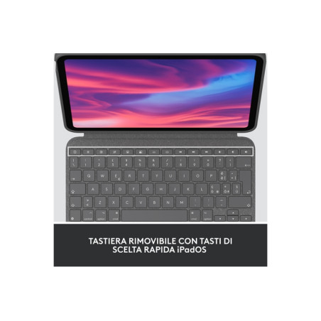 TASTIERA LOGIT COMBO X IPAD 10?11? CUSTO