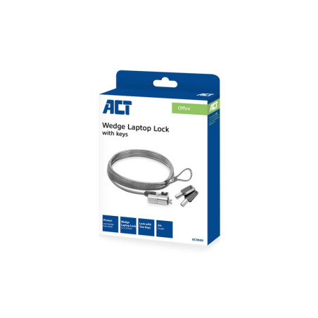 CAVO LUCCHETTO SICUREZZA NOTEBOOK 2MT CH