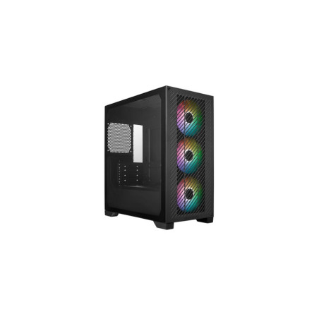 CASE MINITOWER NO PSU ELITE 301 BK USB A