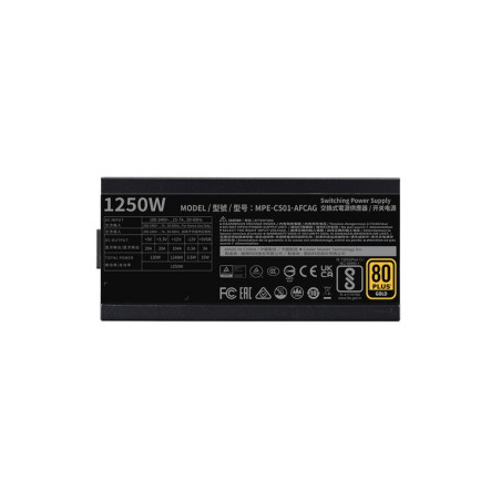 ALIMENTATORE 1250W GOLD 80+MODULARE FAN