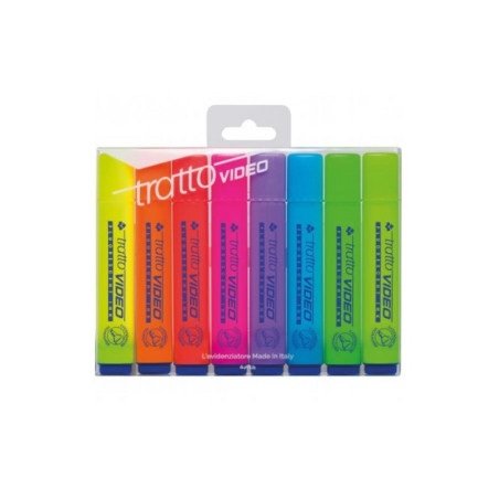 EVIDENZIATORE MULTICOLORE (8 PEZZI) (F83