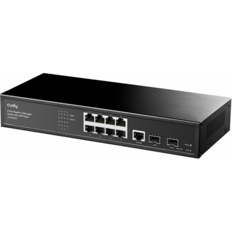 SWITCH 8P GIGABIT LAYER 2 +2 SFP