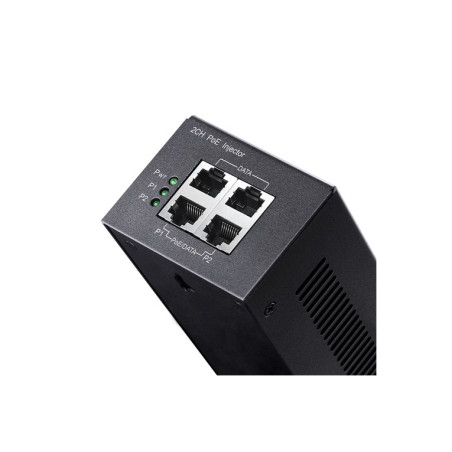 POE INJECTOR GIGABIT DUAL CHANNEL 3 0W