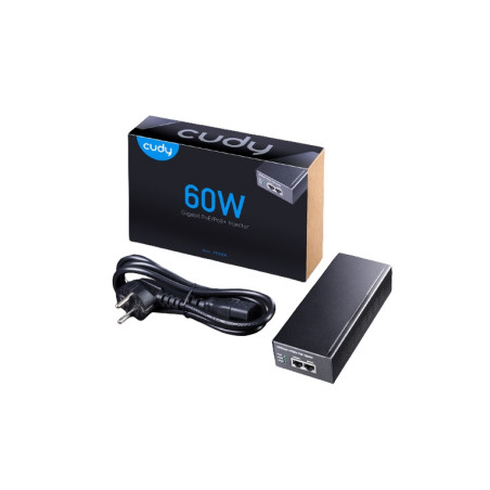 POE INJECTOR GIGABIT POE+/POE 60