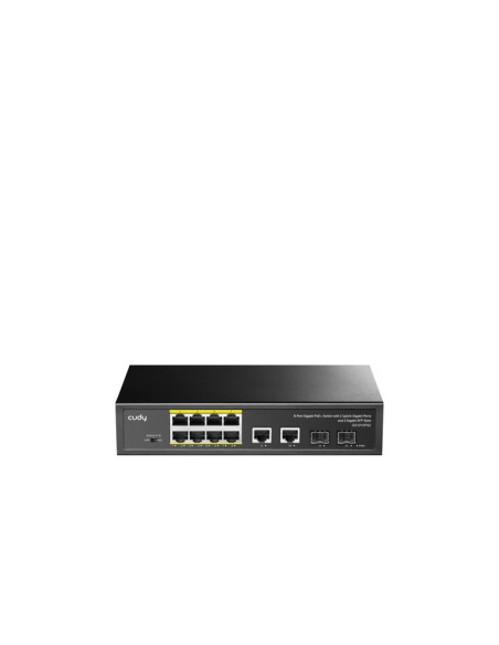 SWITCH 8P GIGABIT POE+ 2P UPLINK 2P GIGA