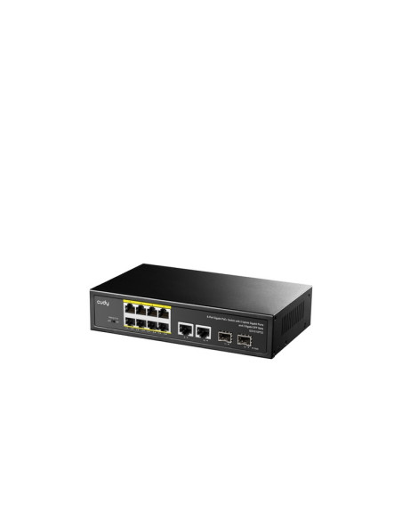 SWITCH 8P GIGABIT POE+ 2P UPLINK 2P GIGA