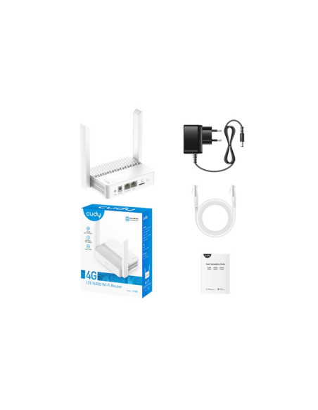 ROUTER 300MBPS 4P 10/100 2 ANT FISS E NA